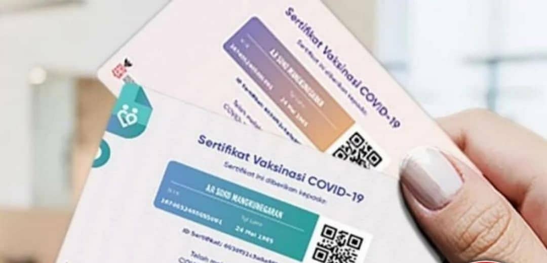 Sertipikat Vaksin Bisa Berbentuk Seperti KTP
