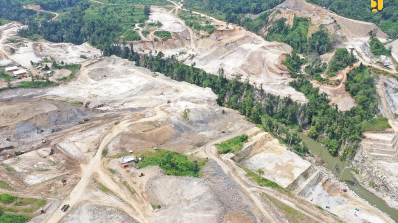 Dokumentasi PU Lahan Bendungan Tiga Dihaji OKUS