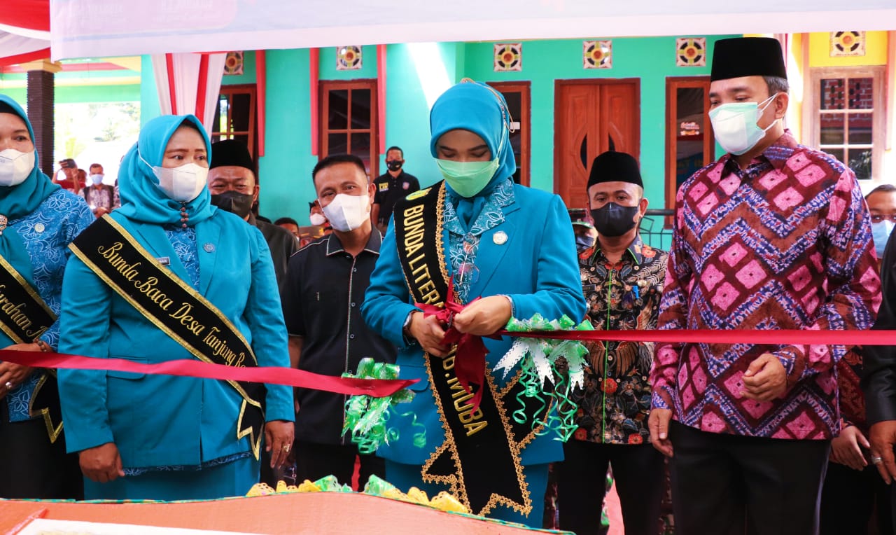 Plt Bupati Muba Beni Apresiasi Peresmian Gedung Taman Baca Bunga Tanjung Pertiwi Gedung Taman Baca