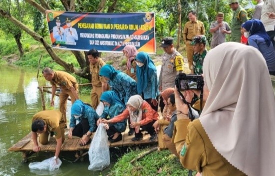 Wako Prabumulih lepas bibit ikan nila