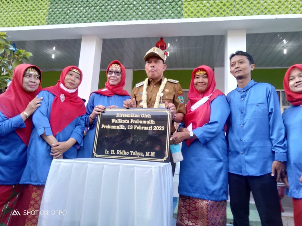 Peresmian Gedung SMPN 1 Prabumulih