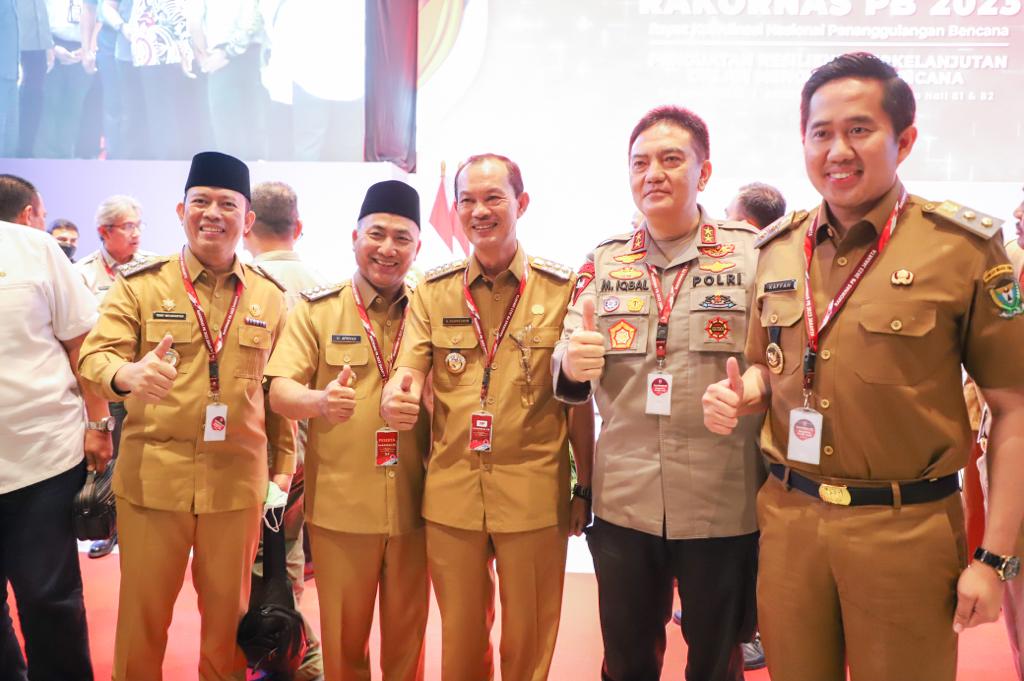 Pj Bupati Muba Hadiri RAKORNAS Penanggulangan Bencana