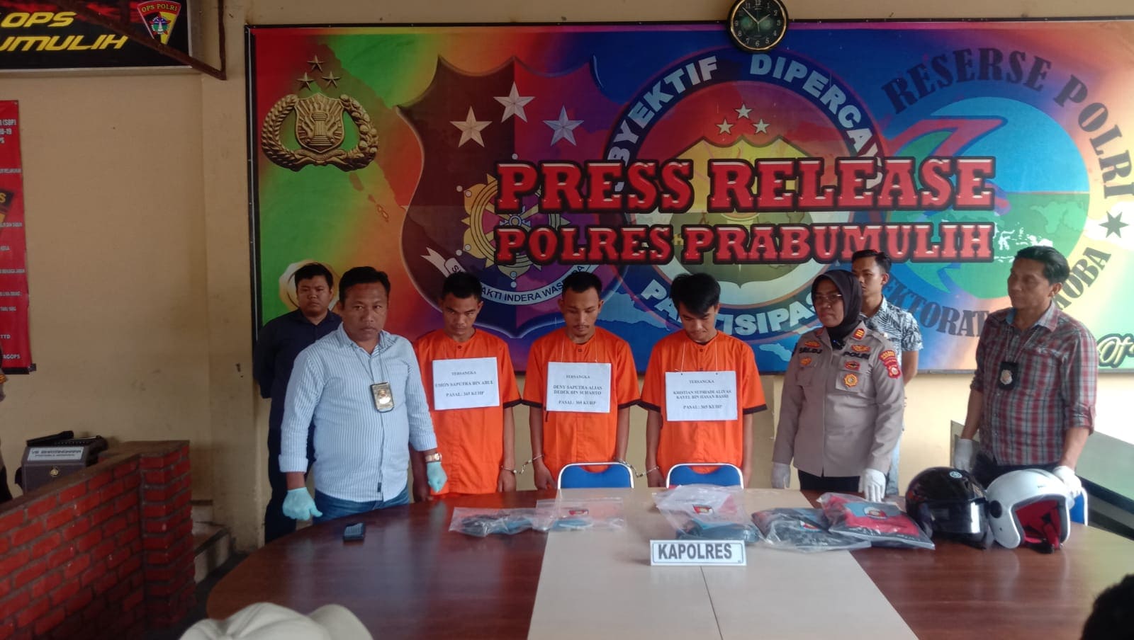 Press Release Polres Prabumulih