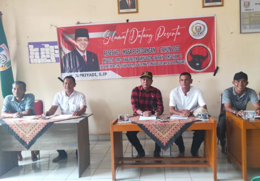 Anggota DPRD Banyuasin Reses ke-3