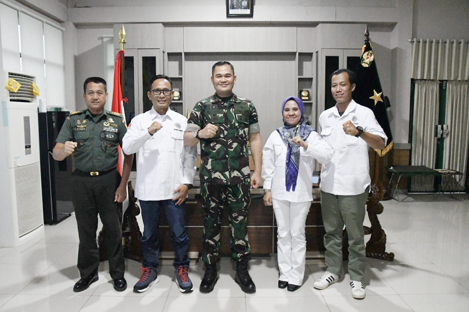 Danrem 044 Gapo Terima kunjungan IWO Sumsel