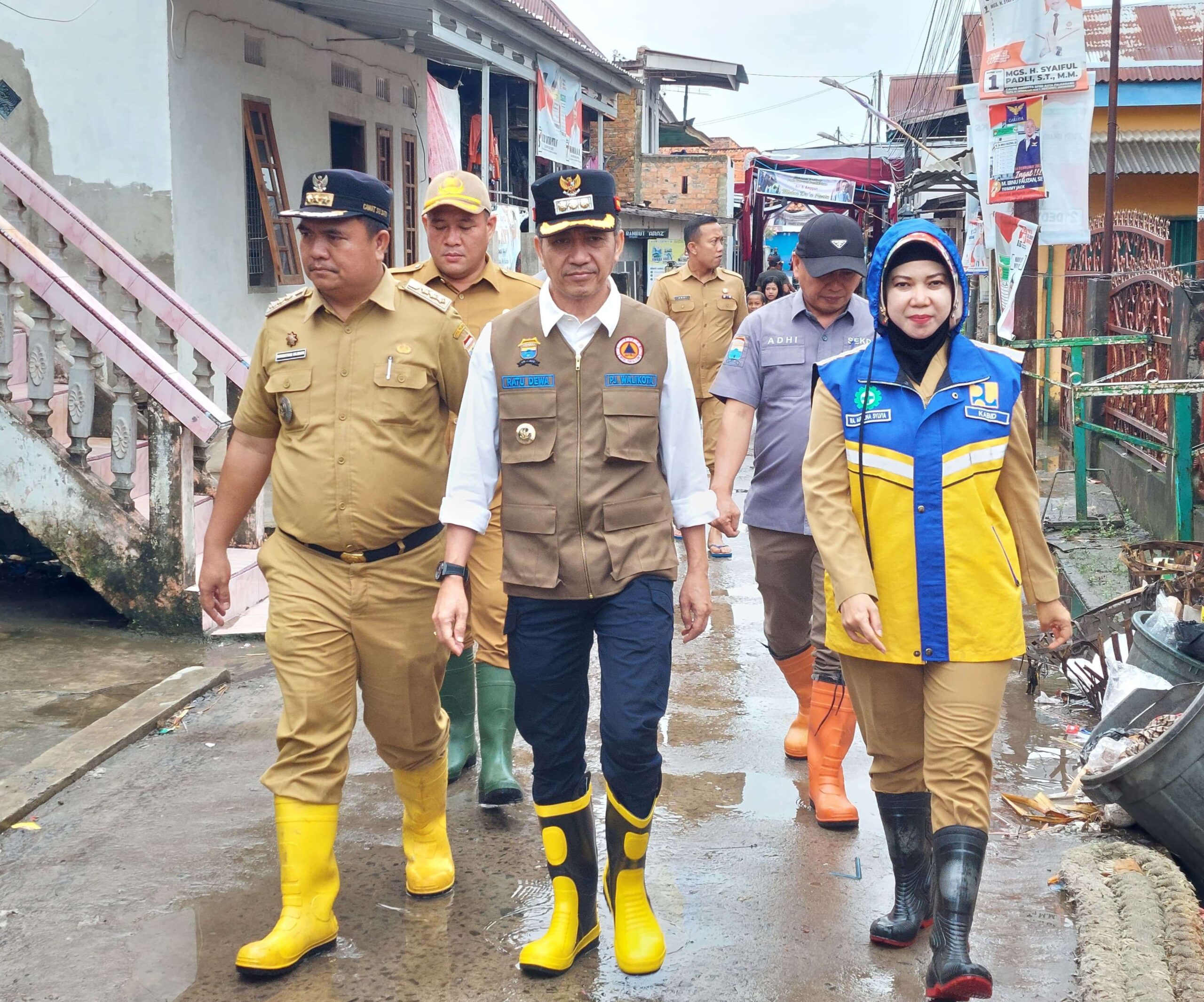 Ratu Dewa Tinjau Lokasi Banjir Di SU I