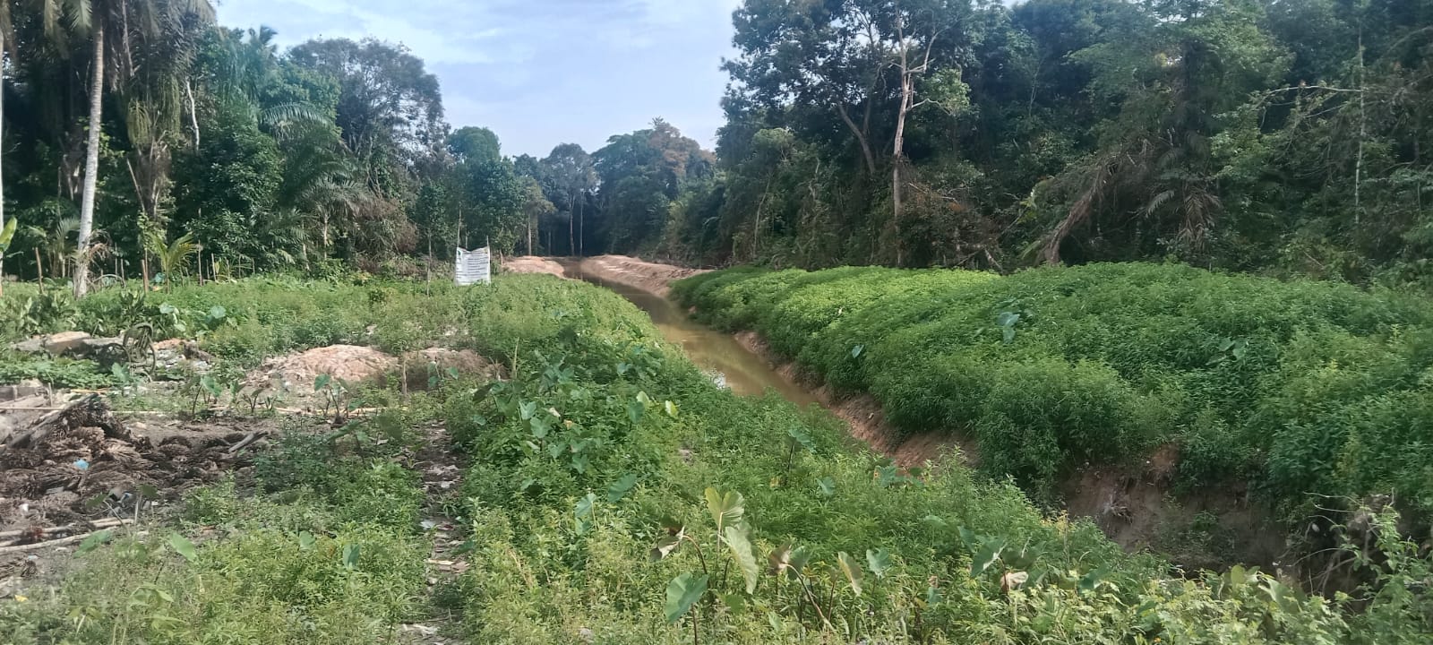 Sungai di Desa Talang Leban