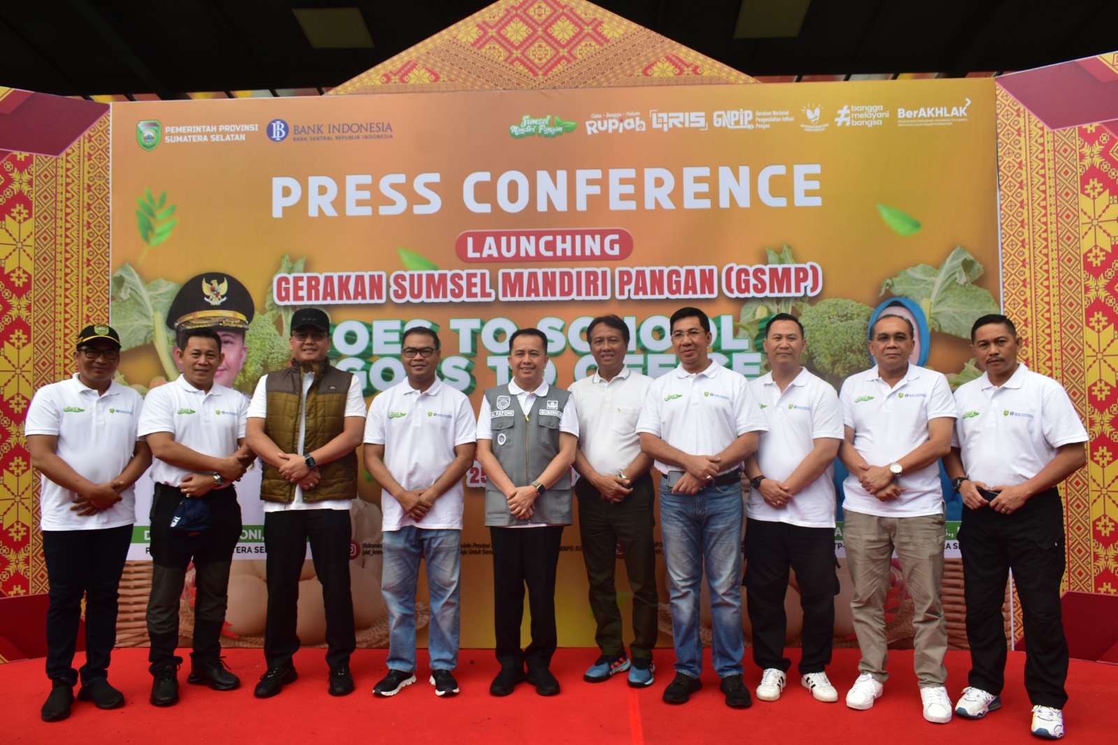 Press Conference Gerakan Sumsel Mandiri Pangan