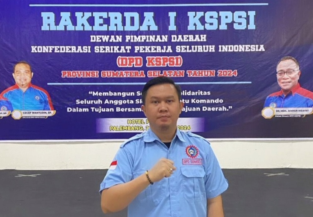 Ketua DPC KSPSI Banyuasin Erwin Dewantara,SE