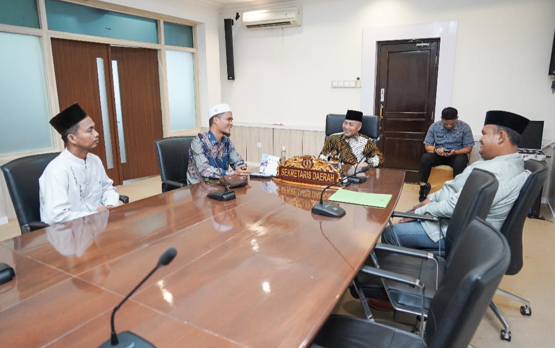 Ponpes Darul Qur’an Al Madani Temui Sekda Muba Apriyadi Mahmud