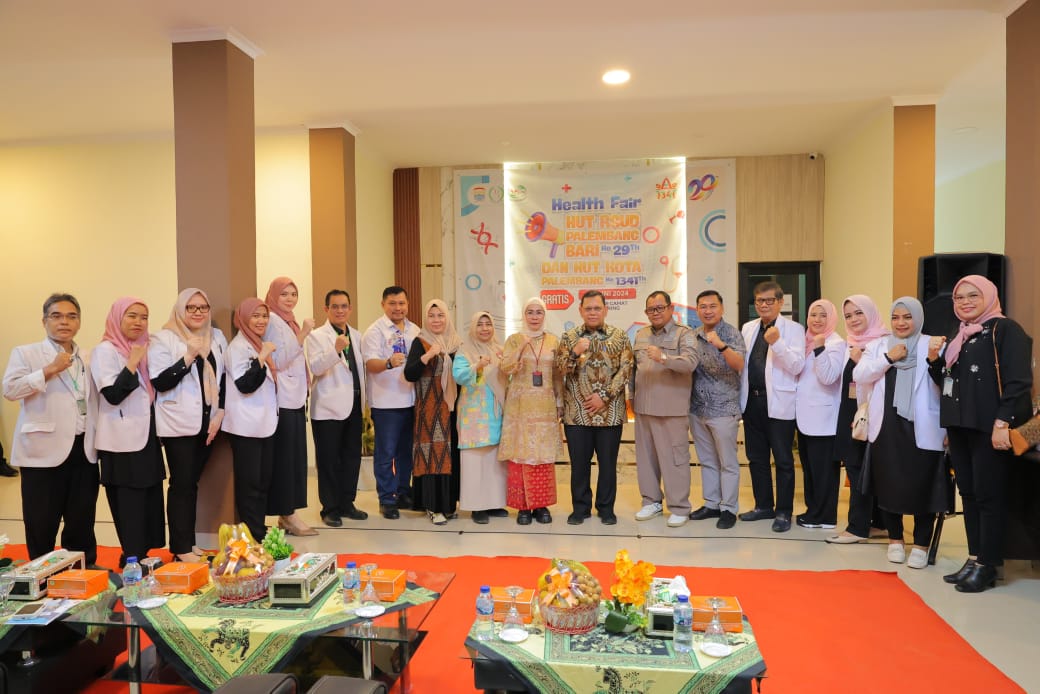 Pj Walikota Palembang Resmikan Baksos Pelayanan Kesehatan Gratis