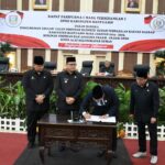 Rapat Paripurna DPRD Banyuasin Pengumuman usulan calon pimpinan definitif