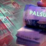 Foto ilustrasi uang palsu