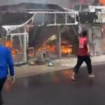 Kebakaran Kios Di Makrayu Palembang